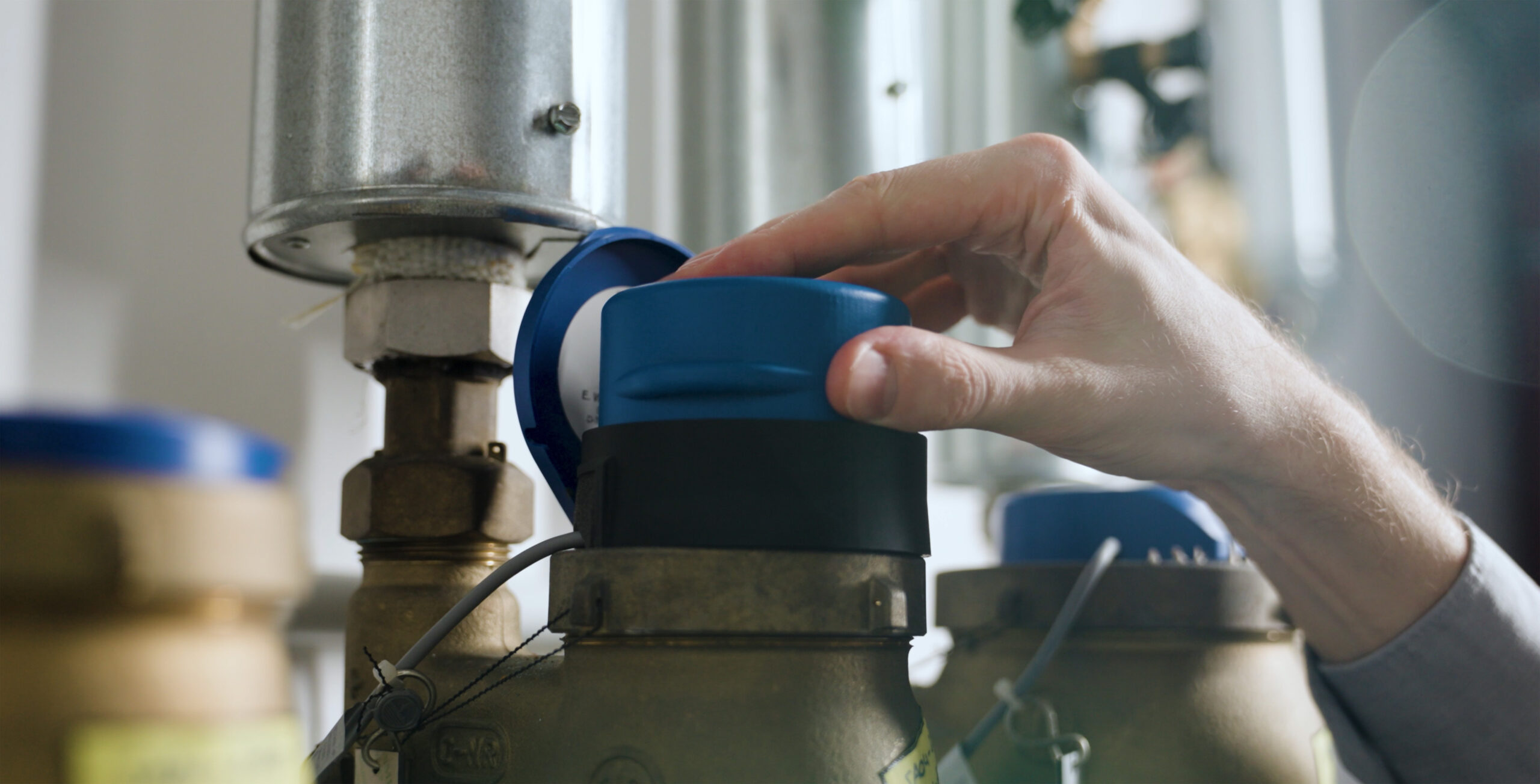 hydropmeter auf Wasserzähler